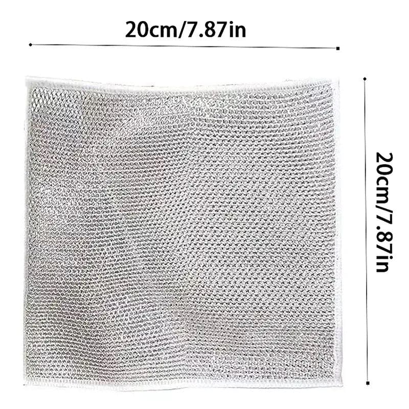 Steel Wire Dishwashing Cloth(Pack Of 5)