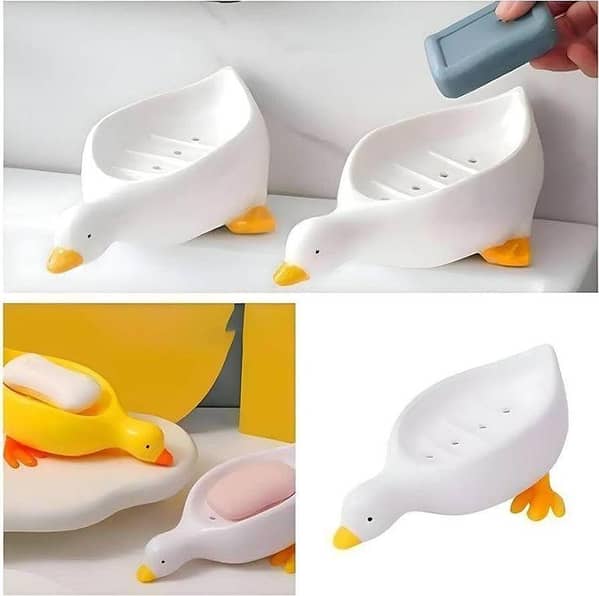 Duck Shape Soap Rack for Drain Water