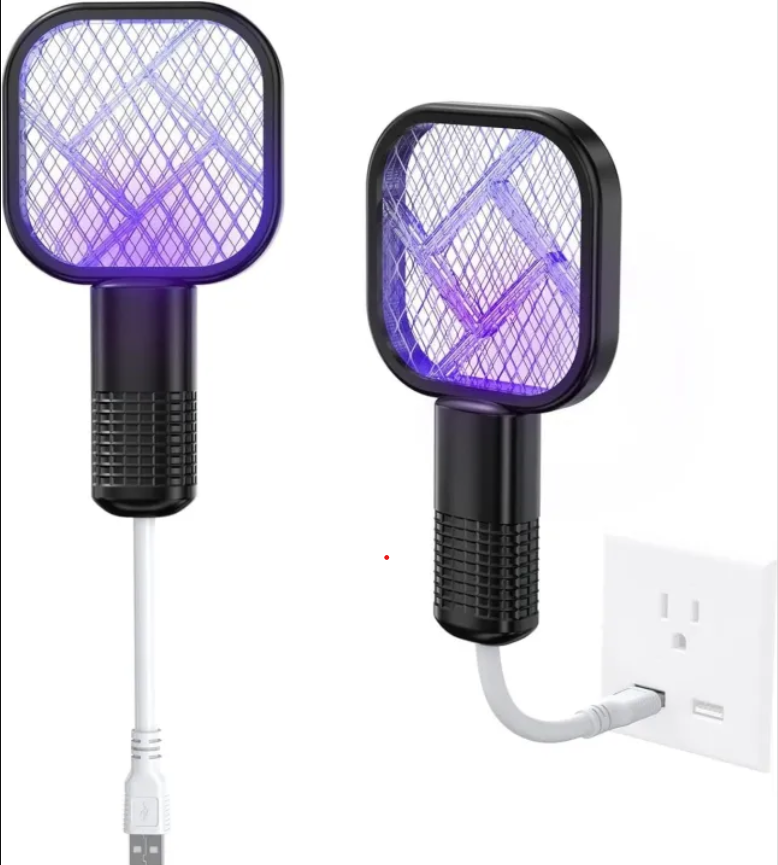 Mini Portable Electric Mosquito Racket