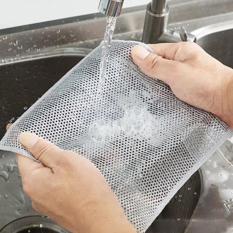 Steel Wire Dishwashing Cloth(Pack Of 5)