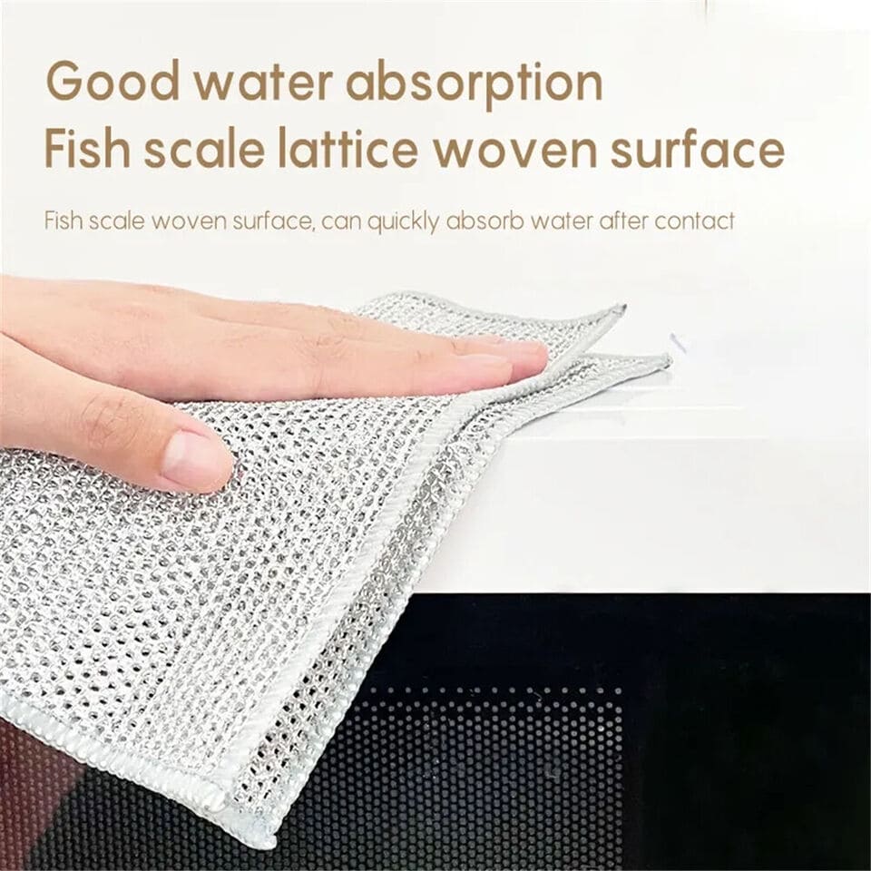 Steel Wire Dishwashing Cloth(Pack Of 5)