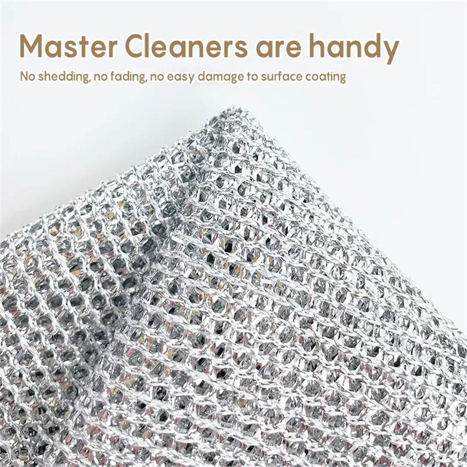 Steel Wire Dishwashing Cloth(Pack Of 5)