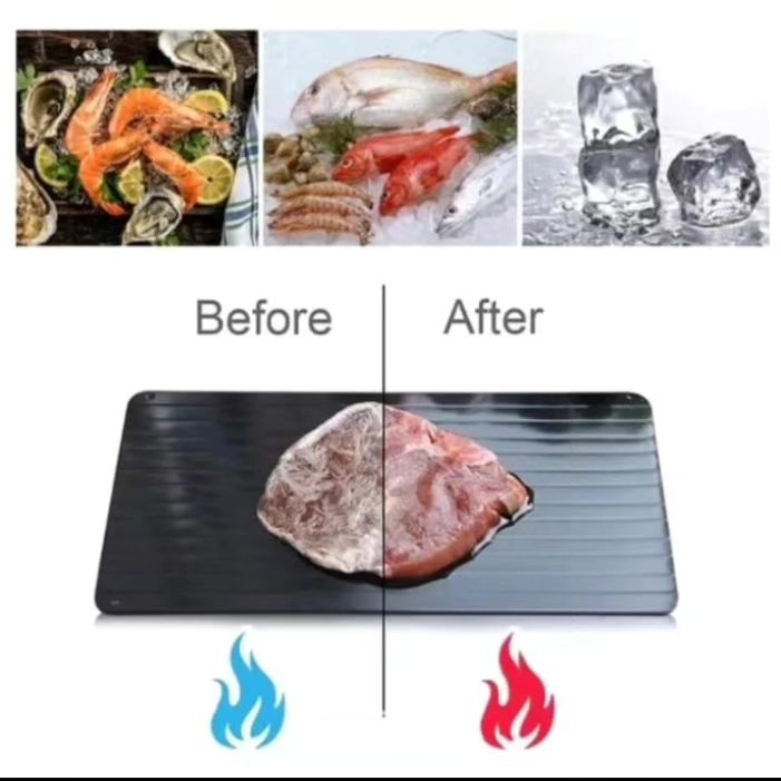 Aluminium Defrosting Plate - Safe & Efficient