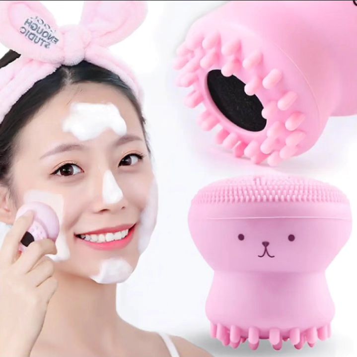 Silicone Octopus Face Scrubber