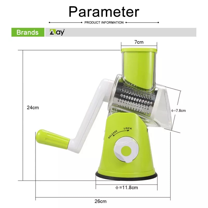 Tabletop Drum Grater
