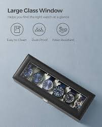 Watch Box, 6-Slot Watch Case