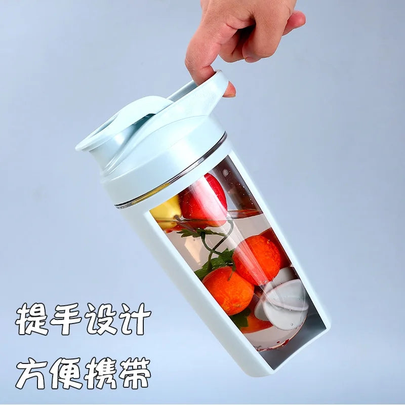 Portable Shaker Water Bottle 600Ml