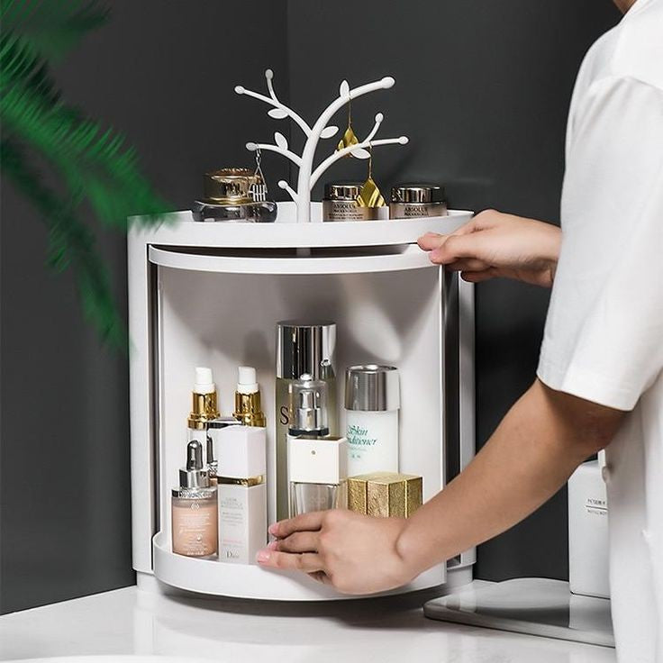 Rotatable Wall Mounted Corner Shelf