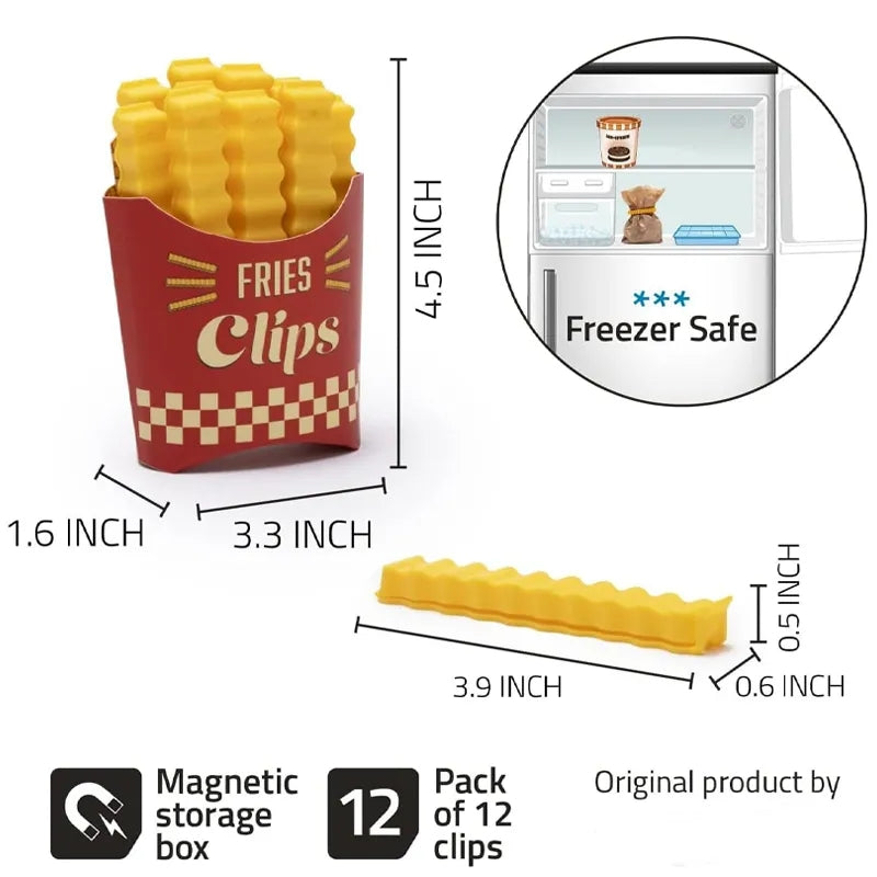 Fries Clips (Pack of 12 pcs)