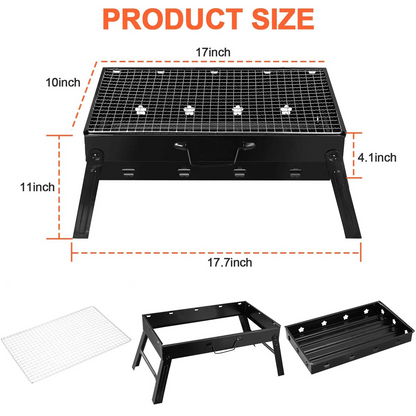 Portable Folding BBQ Grill (SMALL)
