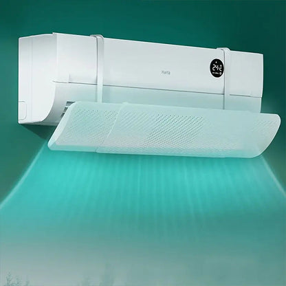Extendable Air Deflector Windshield For Split AC Vents