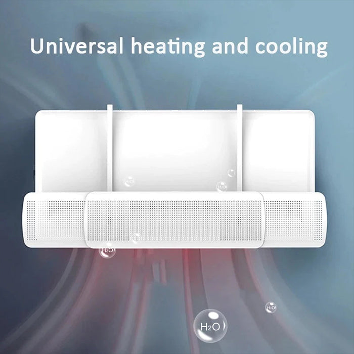 Extendable Air Deflector Windshield For Split AC Vents