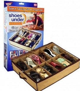 Under Bed Shoes Organizer