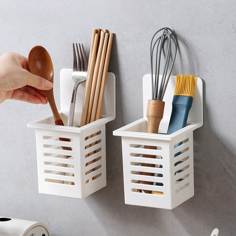Wall Mounted Kitchen Utensil Storage Holder