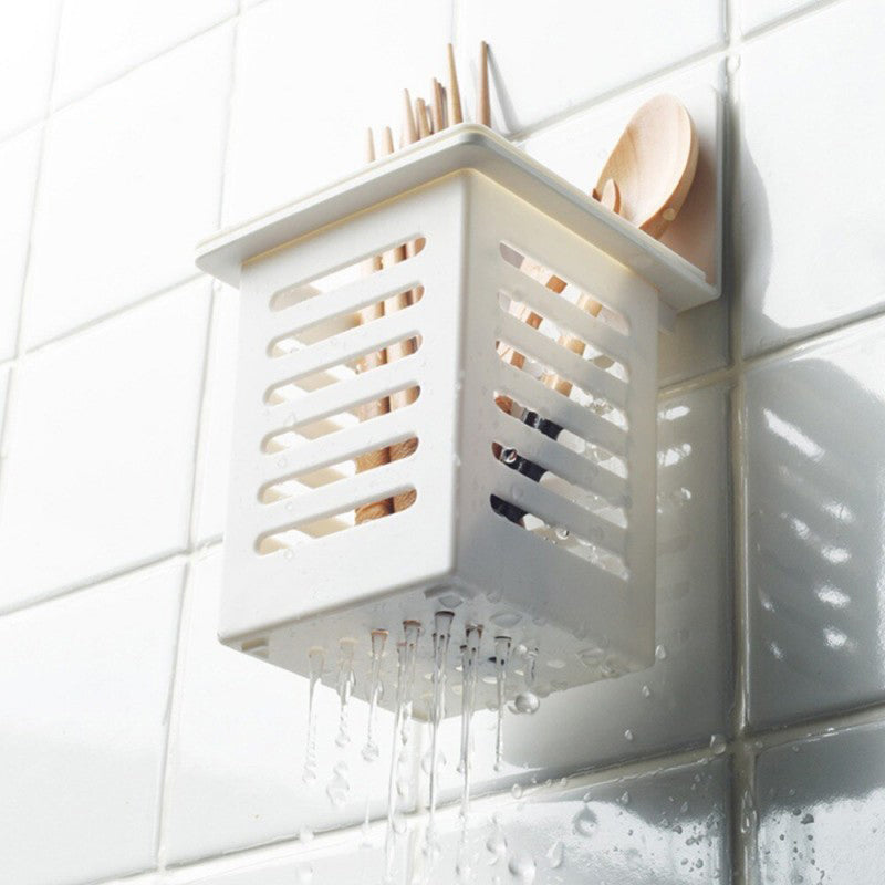 Wall Mounted Kitchen Utensil Storage Holder