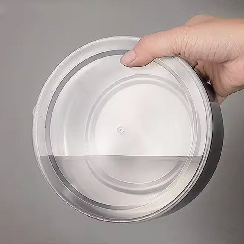 Steel Bowl with Lids 5pcs