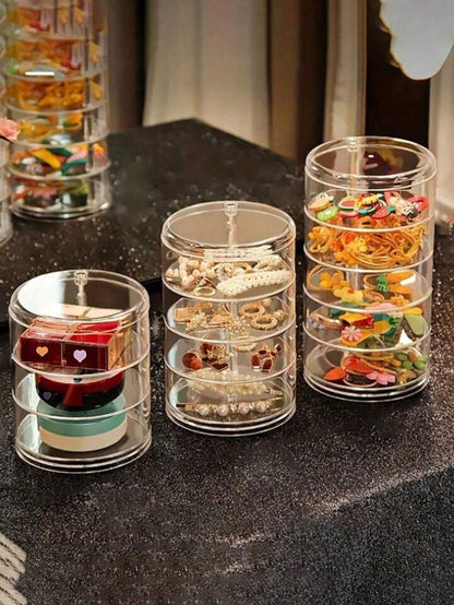 5 layer Acrylic Rotating Organizer