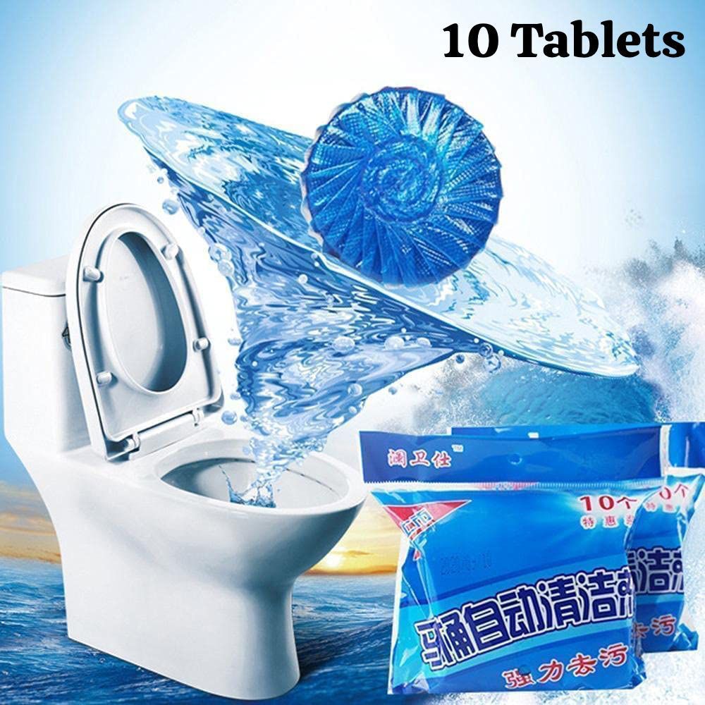10 pcs Toilet Cleaning Tablet