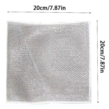 Steel Wire Dishwashing Cloth(Pack Of 5)