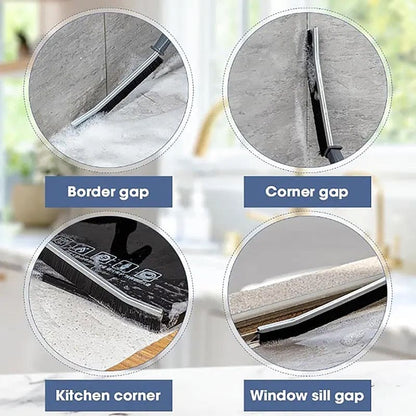 Set of 2 Gap Cleaning Brushes: Durable Hard Bristle Tool for Bathroom and Grout