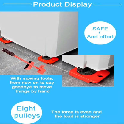 5 in 1 Heavy Furniture Moving Tool Heavy Object Move