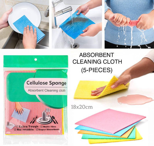 5-Pcs Cleaning Cloth
