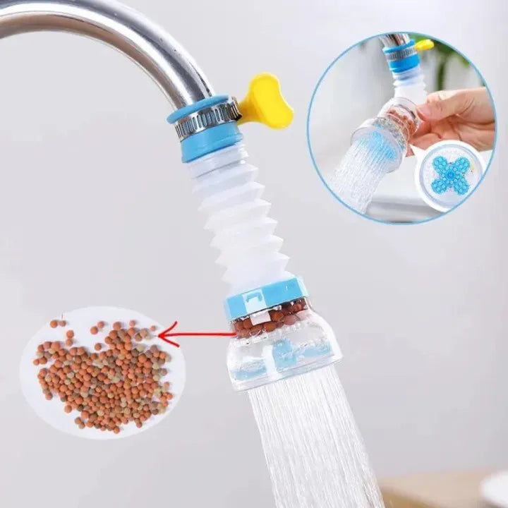Fan tap shower