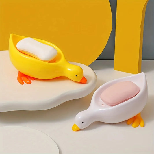 Duck Shape Soap Rack for Drain Water