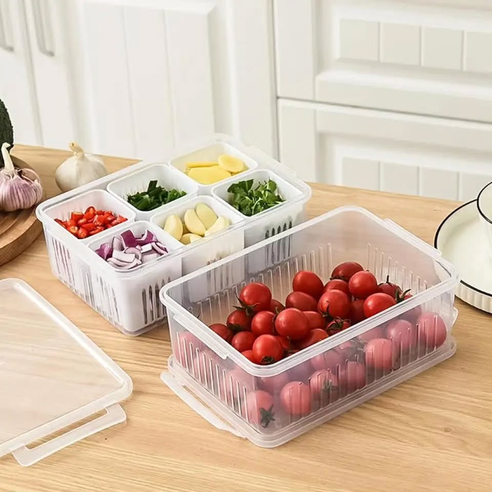 6 in 1 Storage Box For Vegetable and Fruits