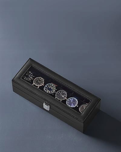 Watch Box, 6-Slot Watch Case