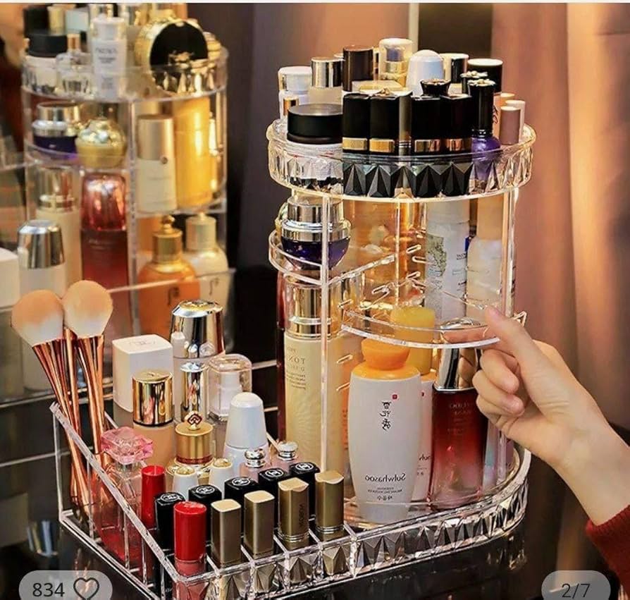 360 Degree Rotating Makeup Storage