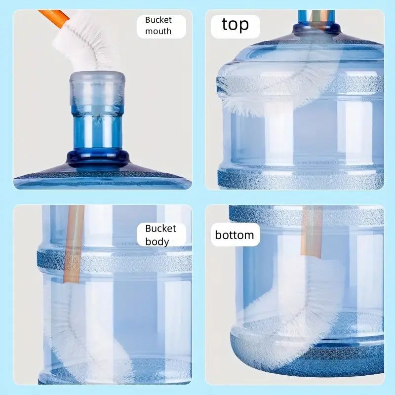 Long handle P C bottle cleaning brush