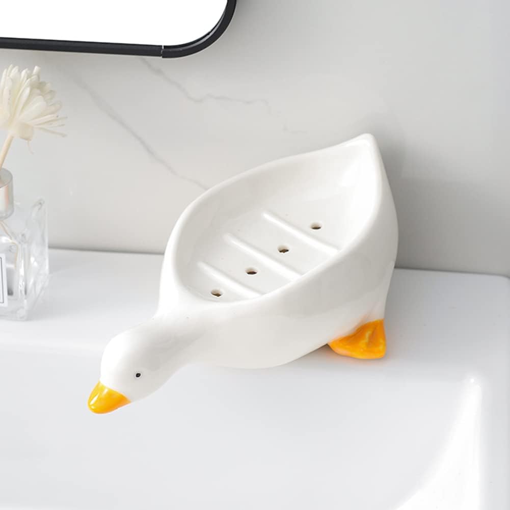Duck Shape Soap Rack for Drain Water