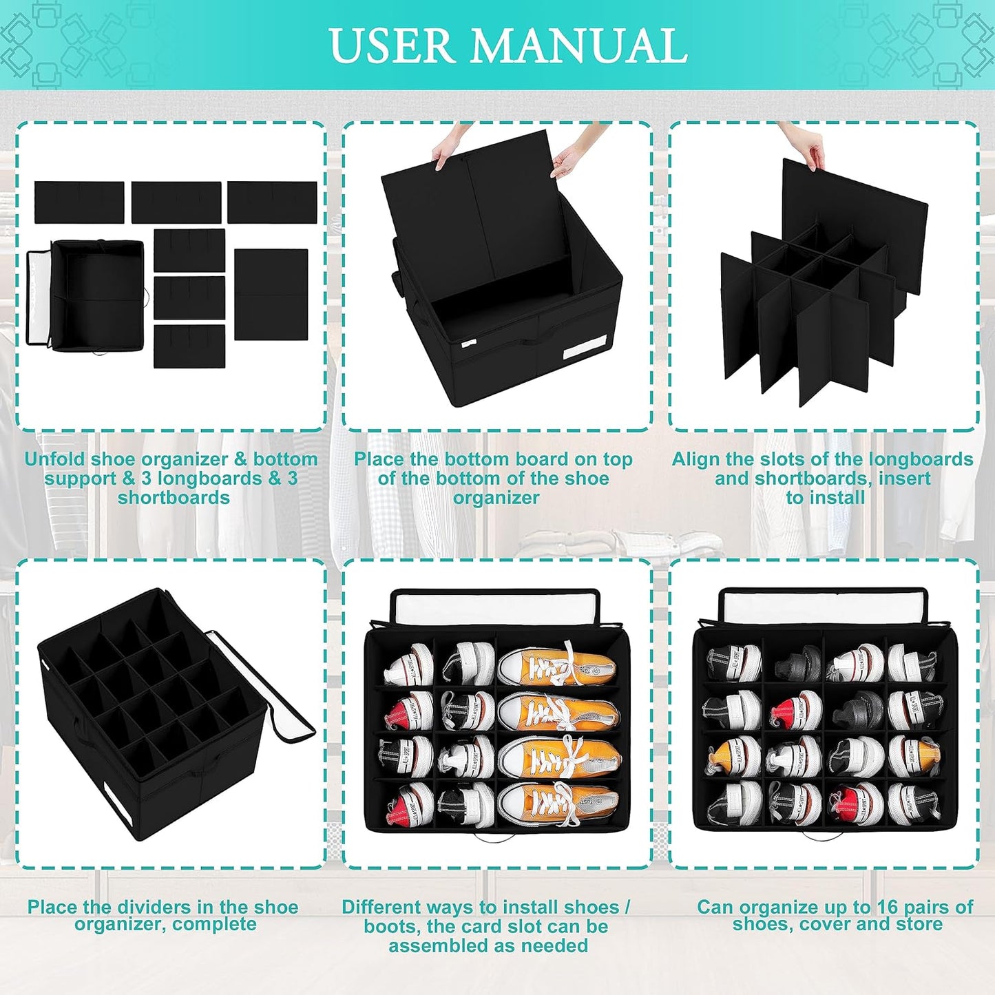 Shoe Organiser for Closet
