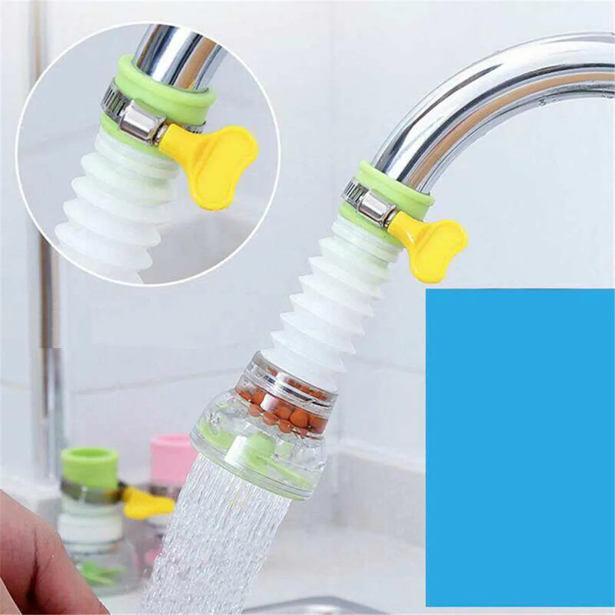 Fan tap shower