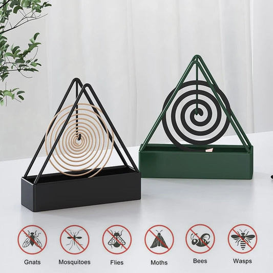 Triangular Iron Mosquito Coil Holder