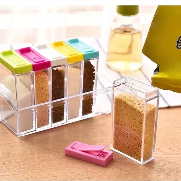 Colourful Seasoning Jar Set