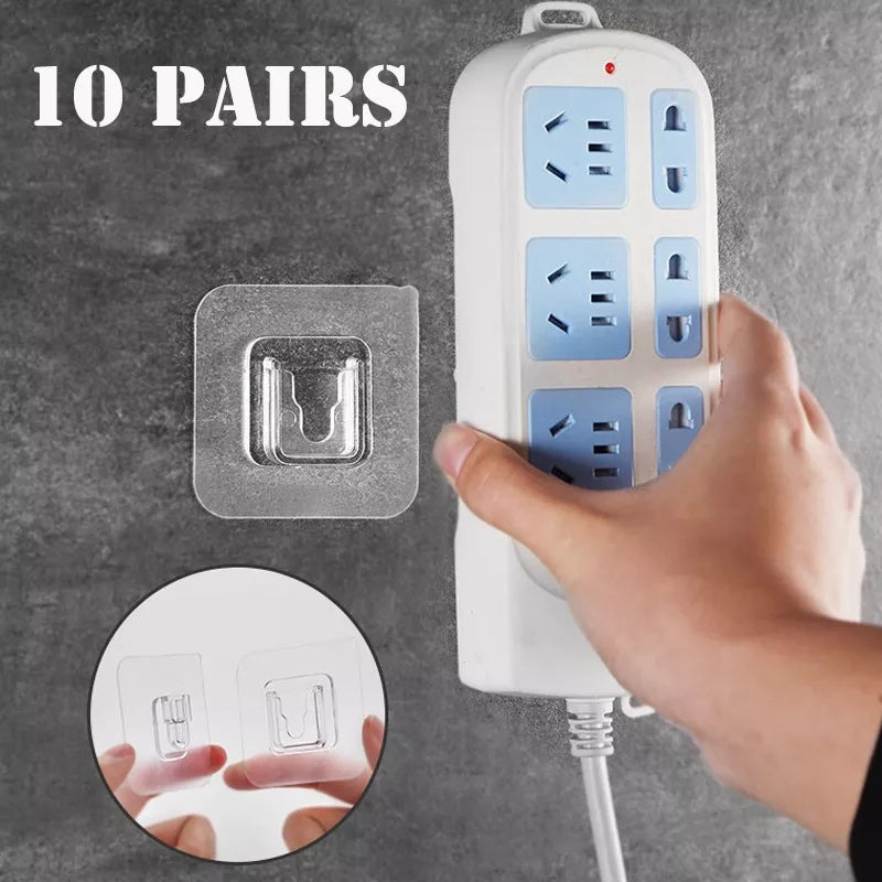 Dual-Sided Adhesive Wall Hooks(Pack of 2)