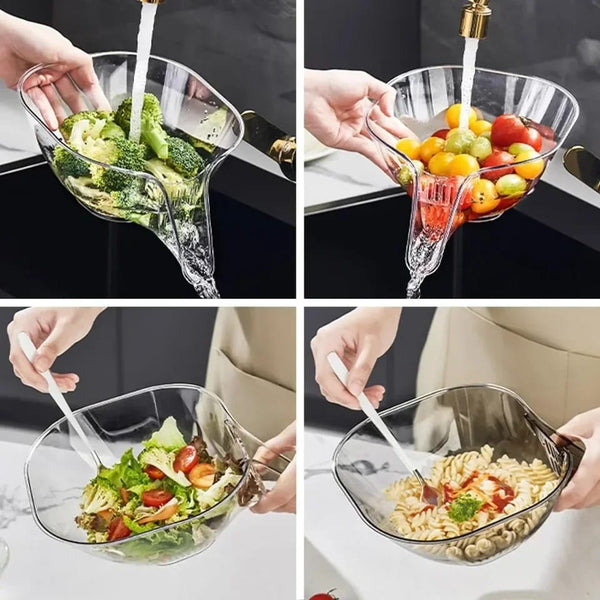 Clear Multi-functional Drain Bowl