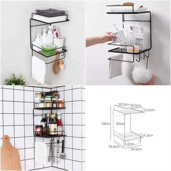 Washroom Organizer, hanging Shelf