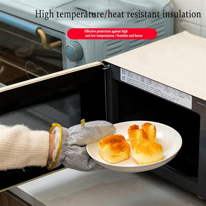 Steel Wire Dishwashing Gloves: Waterproof Multipurpose Cleaning and Oil-Free Rag