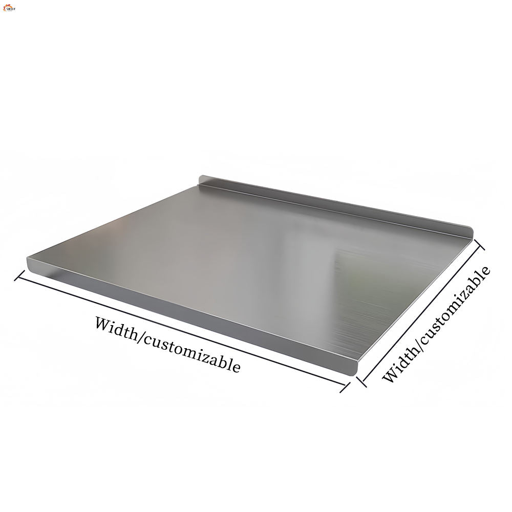 stainless steel panel and chopping board