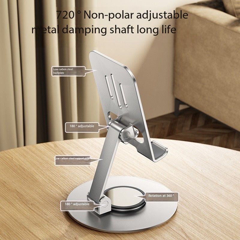 Metal Mobile Phone Tablet Stand Desk Foldable Phone Holder