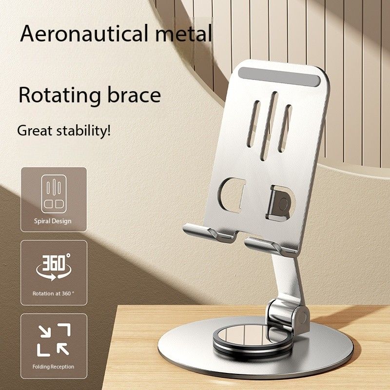 Metal Mobile Phone Tablet Stand Desk Foldable Phone Holder