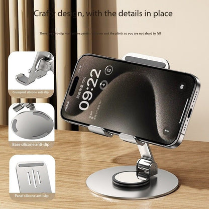 Metal Mobile Phone Tablet Stand Desk Foldable Phone Holder