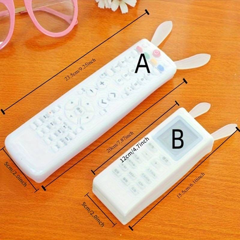 Silicone Rabbit RC Cover: Waterproof Dust-Proof Protector for TV Remotes