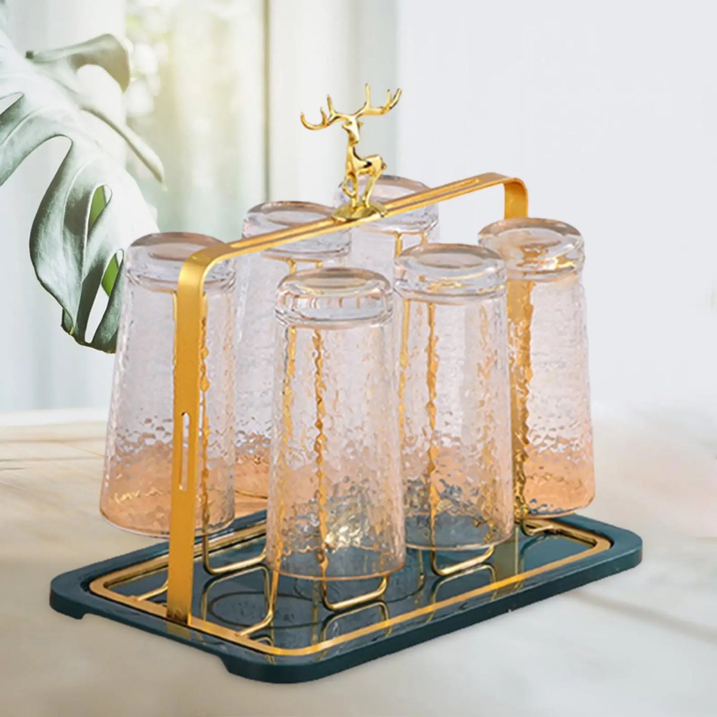 Stylish Iron Mug Holder Cup Rack 6 Cup