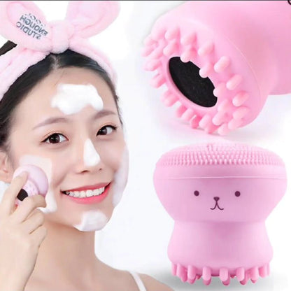 Silicone Octopus Face Scrubber