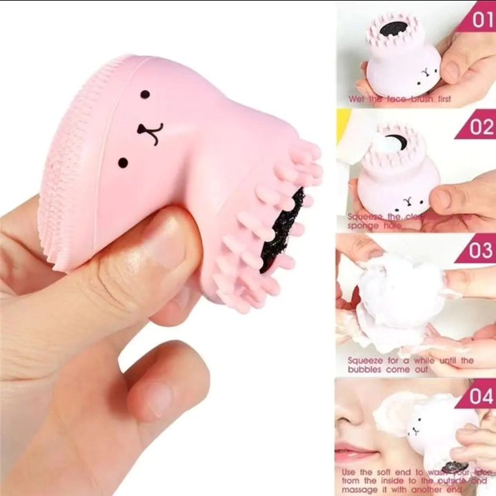 Silicone Octopus Face Scrubber