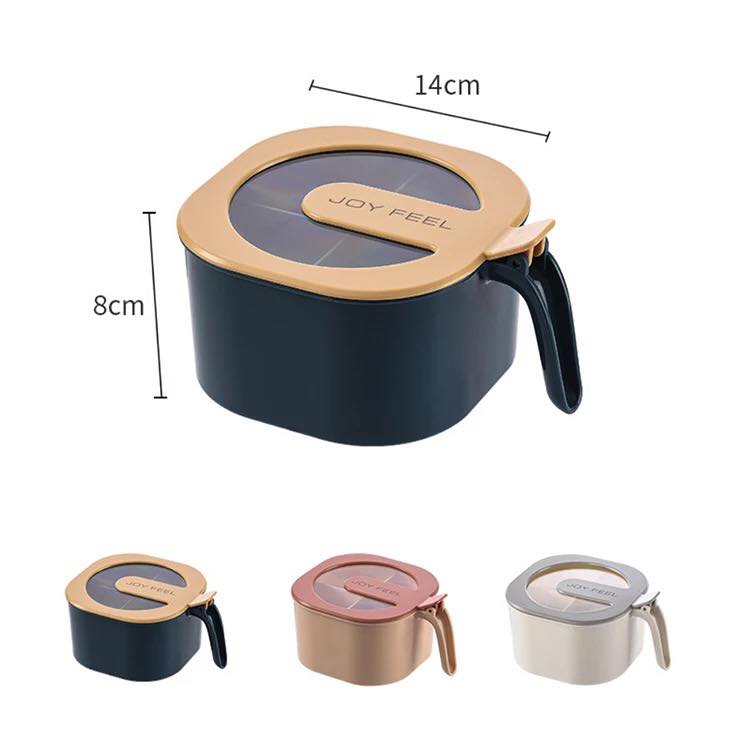 Plastic Food Seasoning Container Kitchen Spice Box